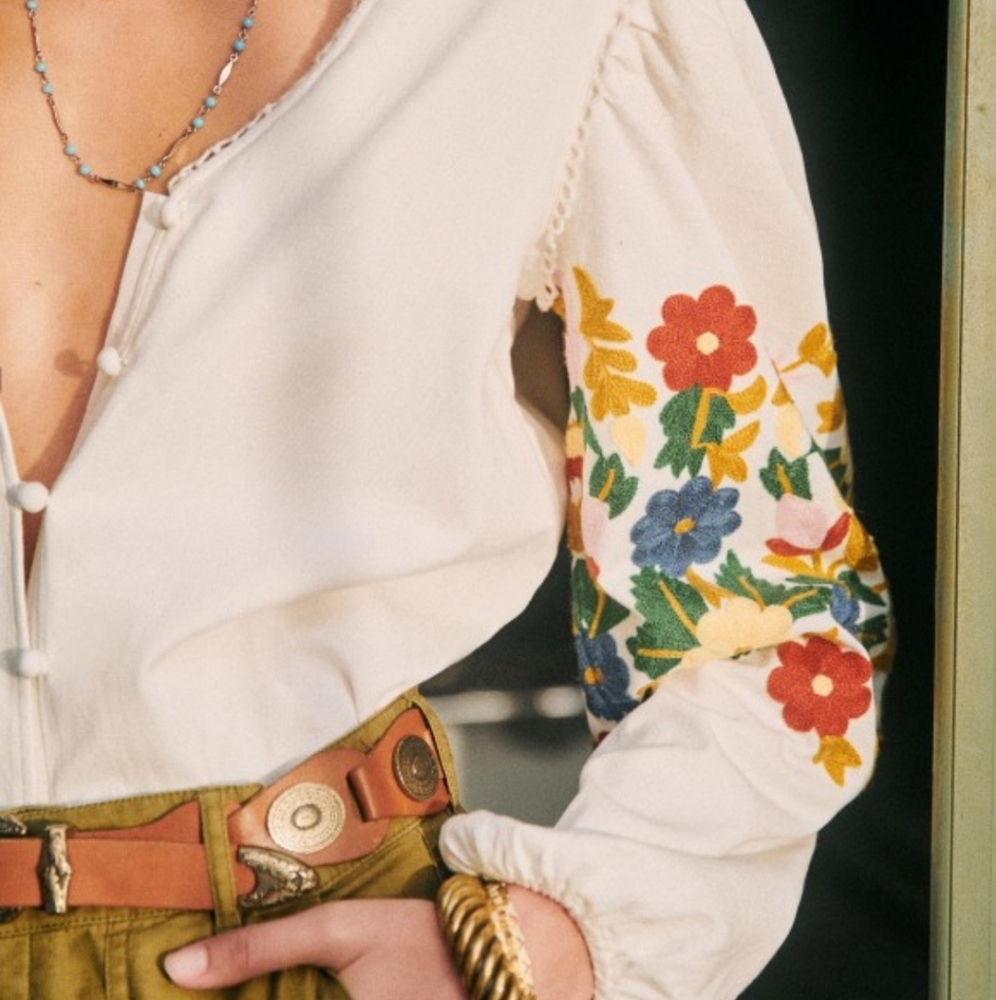 NWOT: Sezane Reety Blouse